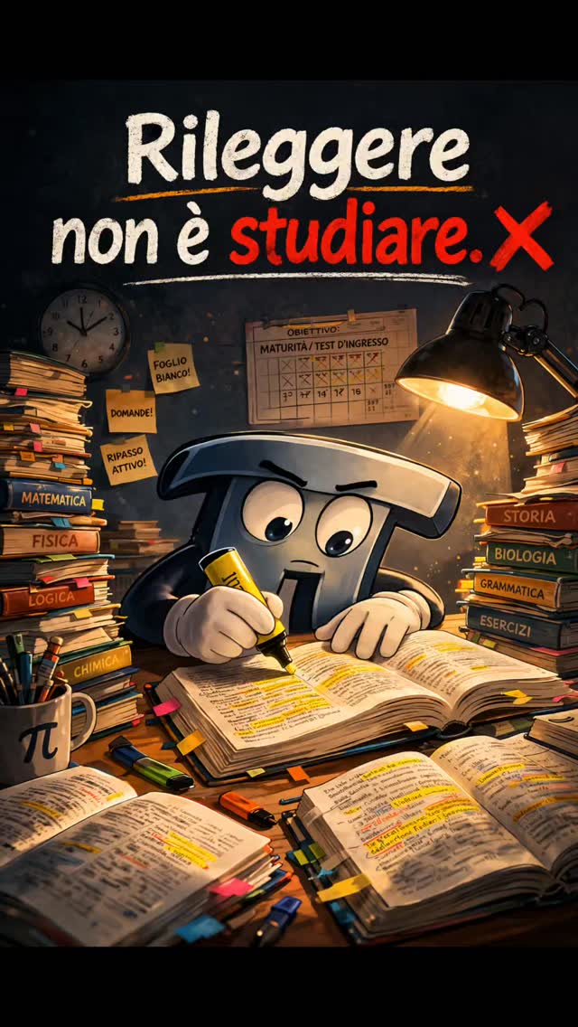 Grafica π-factor sull’illusione di competenza causata dalla rilettura.