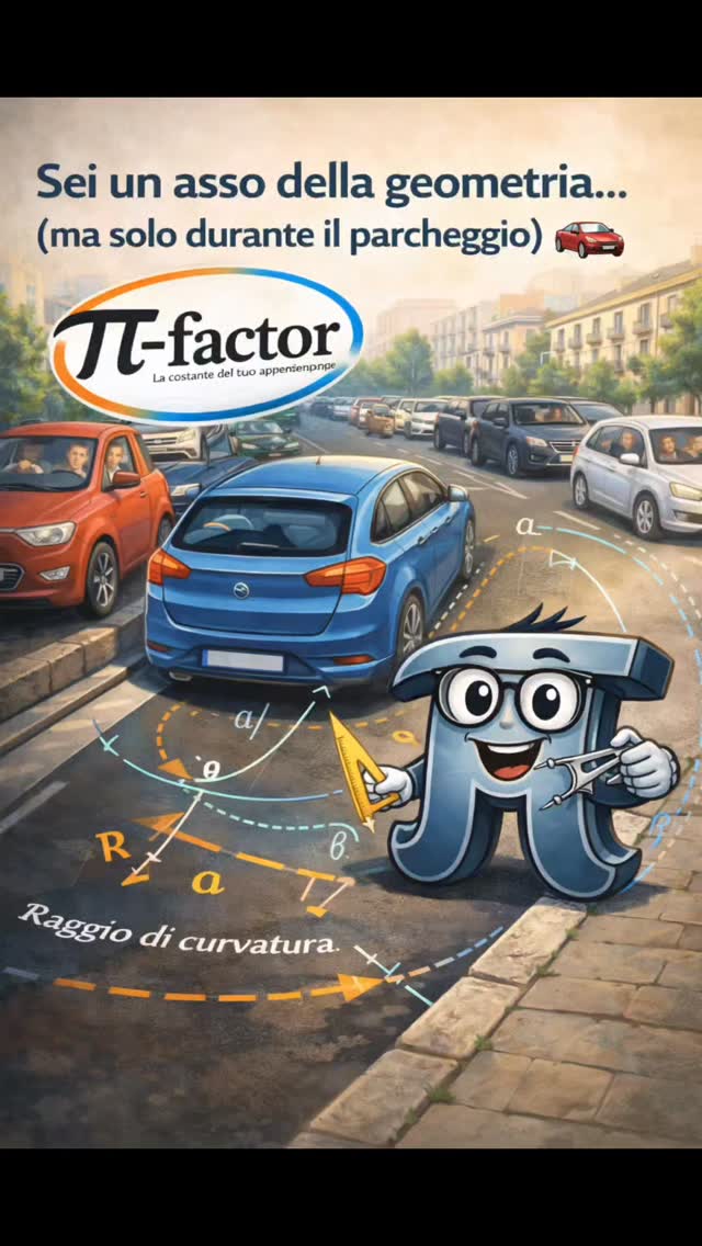 Grafica π-factor sulla geometria applicata al parcheggio a S.