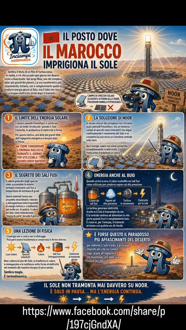 Complesso solare Noor vicino a Ouarzazate in Marocco