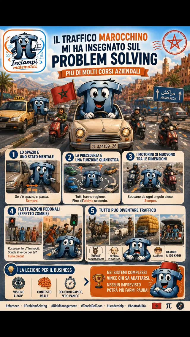 Traffico urbano in Marocco come esempio di sistema complesso
