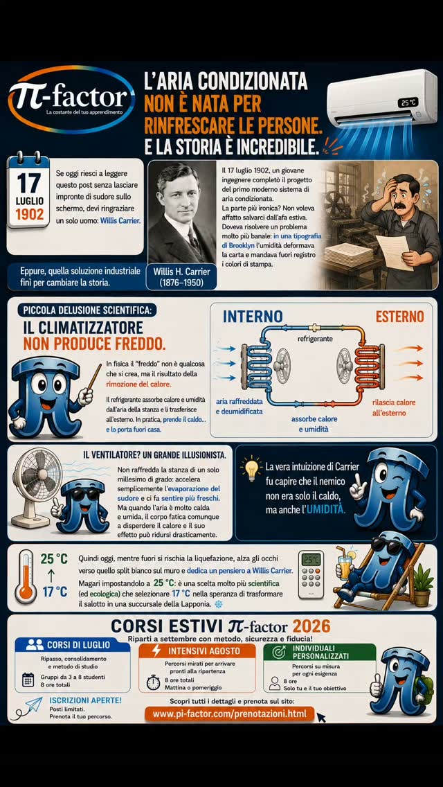 Vecchio sistema di climatizzazione industriale associato a Willis Carrier