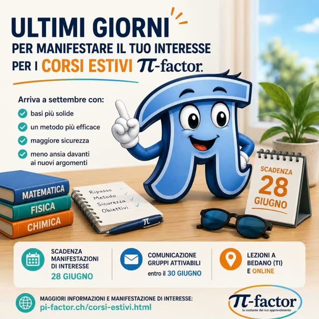 Studente che ripassa matematica prima del rientro a scuola