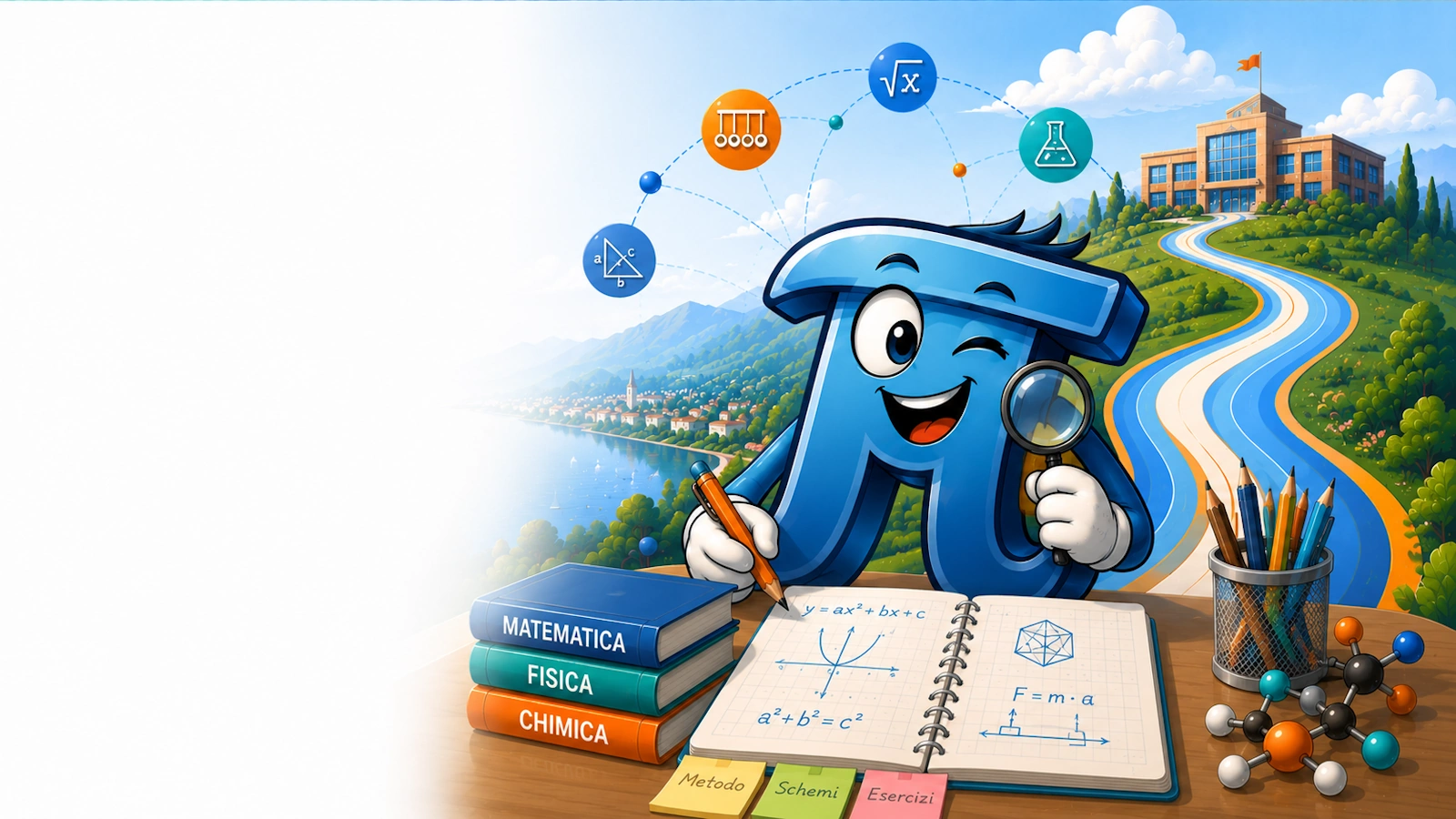Corsi tematici di matematica, fisica e chimica